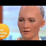 Piers Morgan explores the future of creepiness by hitting on a robot