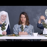 Let’s all chill and watch Aubrey Plaza get high with nuns