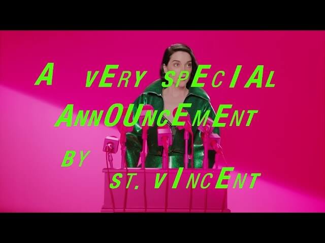 St. Vincent announces “Fear The Future” tour