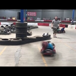 Kid’s go-kart goes apeshit, spinning him through time and space