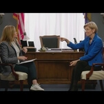 Samantha Bee looks to noted baller Elizabeth Warren for encouragement on Full Frontal