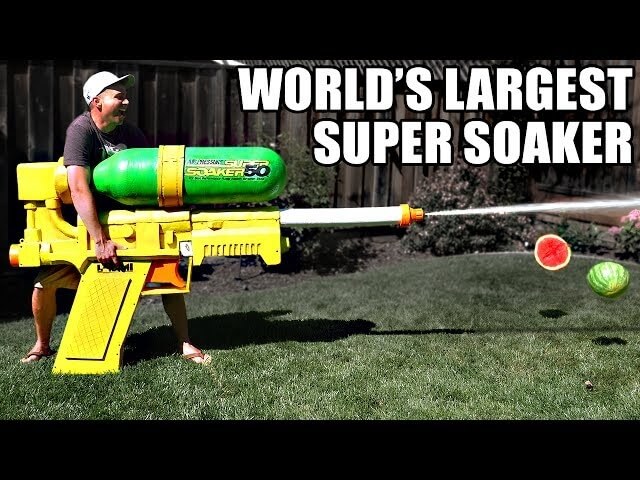 NASA engineer designs massive Super Soaker that can obliterate a watermelon