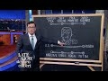 Stephen Colbert connects the dots to Donald Trump Jr.’s fate on The Late Show