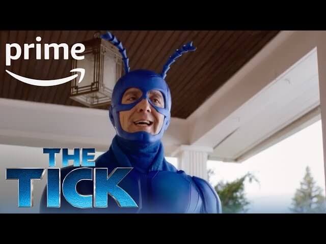 The Tick trailer orders criminals to mind their manners