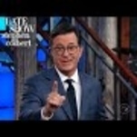 Stephen Colbert returns from vacation to find Donald Trump Jr. has wrecked the joint