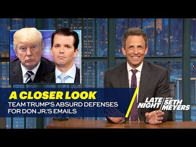 Seth Meyers stays focused on how the Trump-Russia excuses keep getting fuzzier