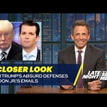 Seth Meyers stays focused on how the Trump-Russia excuses keep getting fuzzier