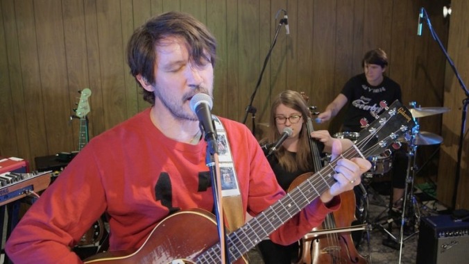 Tim Kasher performs “Break Me Open” in The A.V. Club studio