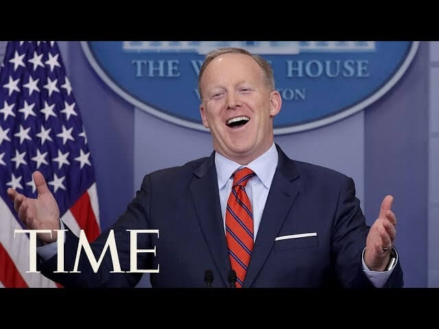 Farewell, Sean Spicer, we hardly knew what the hell ye were doing