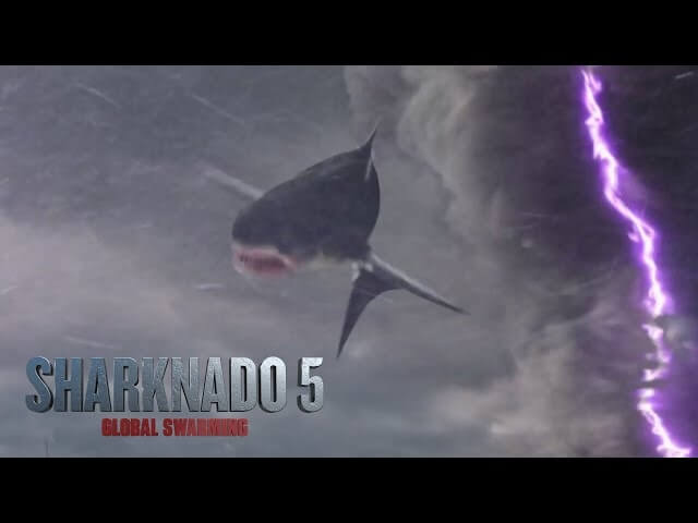 The Sharknado 5 trailer has almost no sharks for some reason