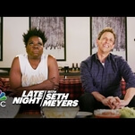 Seth Meyers and Leslie Jones pick apart Game Of Thrones, hang out with Varys