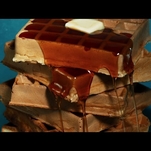 Please enjoy some food porn shot in the style of Michael Bay and Wes Anderson
