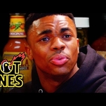 Vince Staples remains super cool, even when eating spicy food