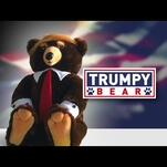 Behold the mysteries of this unhinged ad for a Trump stuffed bear