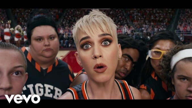 Katy Perry and Nicki Minaj play basketball with famous friends in "Swish Swish" video