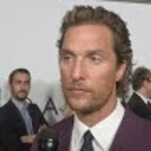 Matthew McConaughey was being interviewed when he learned of Sam Shepard’s death