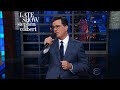 On The Late Show, Stephen Colbert belts a mournful musical farewell to The Mooch