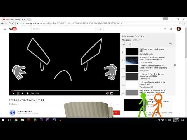 Watch a stick figure kick YouTube’s ass