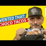 Let’s spend a minute with our hero, the man who invented the Choco Taco