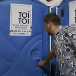 Nothing to see here, just a secret rave being held inside a Porta Potty