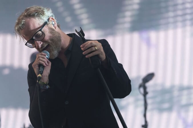 The
National stopped by Colbert
for an emotional, cacophonous performance 