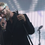 The
National stopped by Colbert
for an emotional, cacophonous performance 