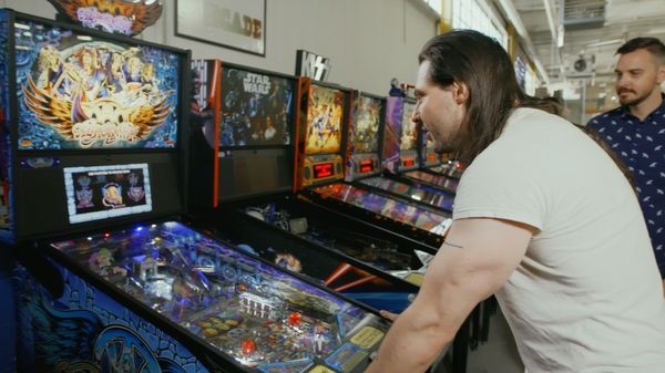 Andrew W.K. likes pinball as much as he loves to party