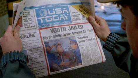 Someone is collecting fake newspaper headlines from movies