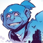 Angelic uses art, humor, and monkeys to sell a serious comic