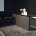 Guy goes to see It, finds empty theater with deranged clown in it