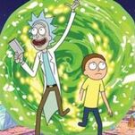 Rick And Morty go for a swim and have an amazing adventure 