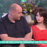 We live in the future and sex robots appear on morning shows