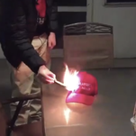 It’s Friday afternoon—here are some videos of sad Trump boys burning their MAGA hats