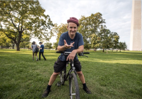 Here's Ian MacKaye, just chilling at the Juggalo March