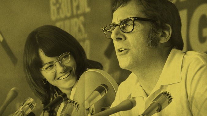 Battle Of The Sexes turns an outrageous tennis match into a modest crowdpleaser