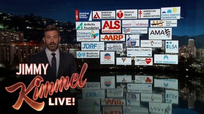 Jimmy Kimmel has Senator Al Franken in his corner for round 3 against the GOP healthcare bill