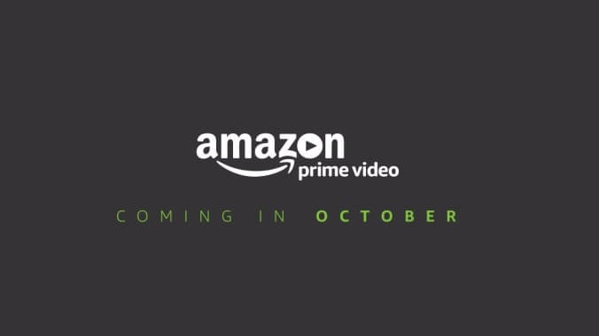 Here's what's coming to Amazon Prime in October 