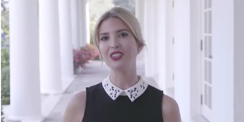 Malfunctioning android Ivanka Trump implores America to invest in coding