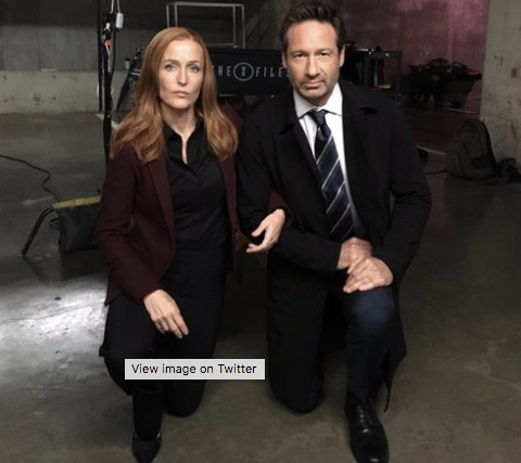 Mulder and Scully take a knee, too