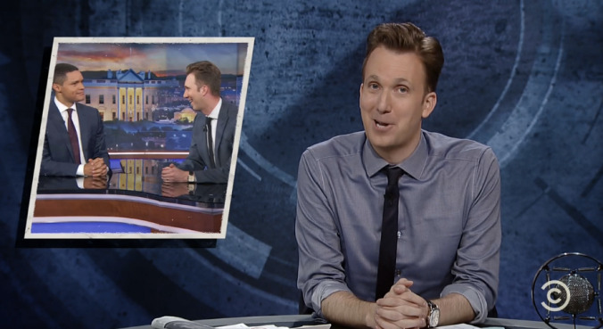 The Opposition With Jordan Klepper debuts with a brisk, ambitious tour of “alt-news” stereotypes