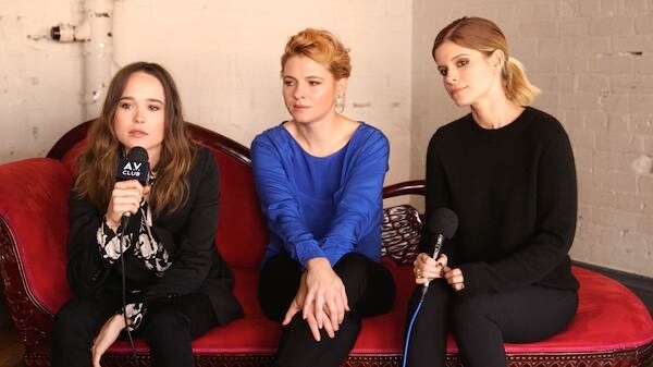 Ellen Page, Kate Mara, and Amy Seimetz can't fathom dating a Trump supporter