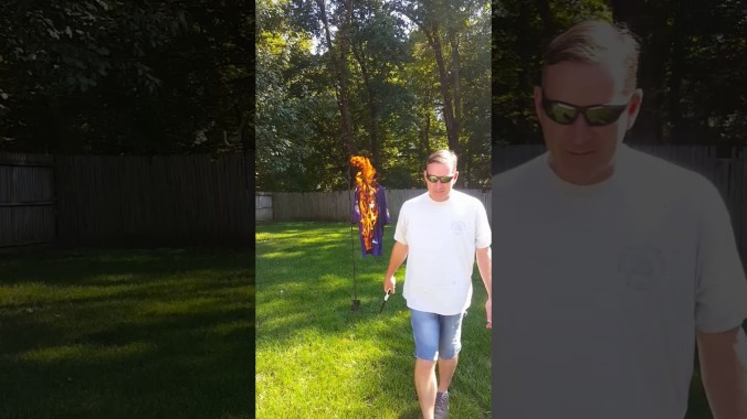 Here are the inevitable videos of angry men burning their NFL jerseys