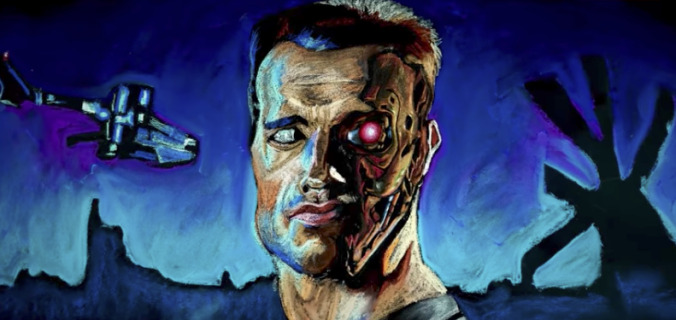 Bear with us: Arnold from Predator and Arnold from The Terminator are the same guy