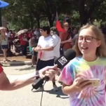 Watch a kid call an Infowars host “a fucking idiot”