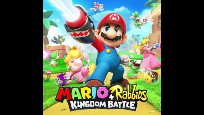 Mario + Rabbids
reduces Nintendo's famous hero to the pop-culture icon he's become