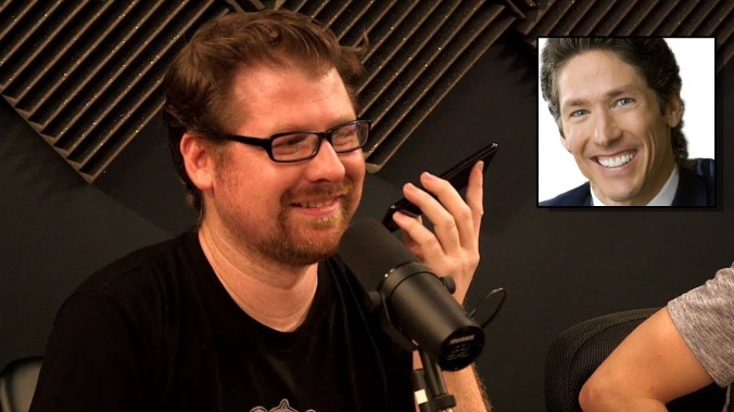 Justin Roiland prank calls Joel Osteen's megachurch as drunk Rick