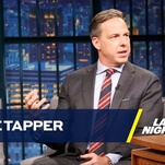 Seth Meyers and Jake Tapper talk DACA, Trump, and other old dicks on Late Night