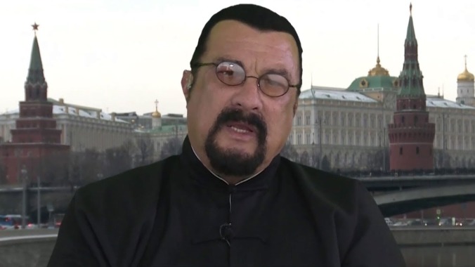 Let’s just enjoy the way Steven Seagal says the words “Vladimir Putin” for awhile