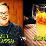 Matt Bellassai battles a barf-inducing batch of sangria in our new series Dice Of Disgust