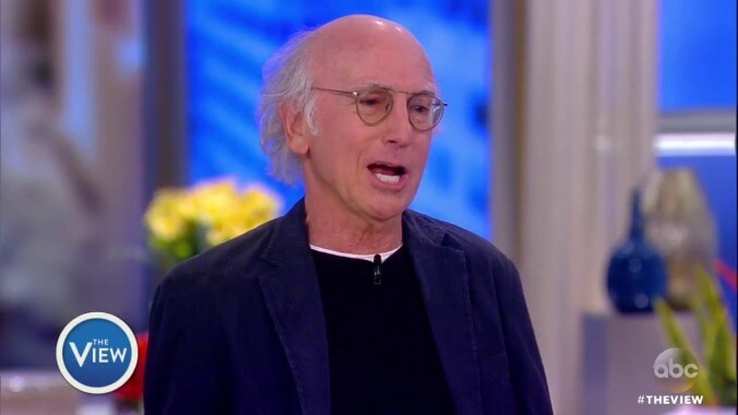 The View hosts learn Larry David isn't any less cranky in the morning